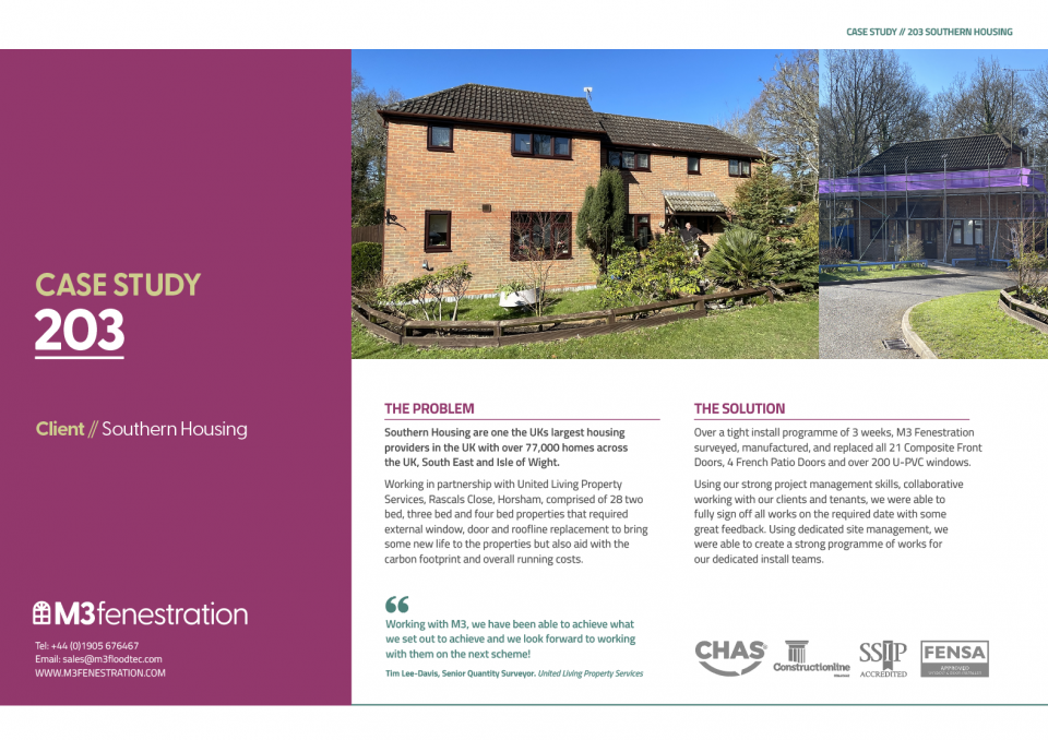 Case Study 203   Southern Housing